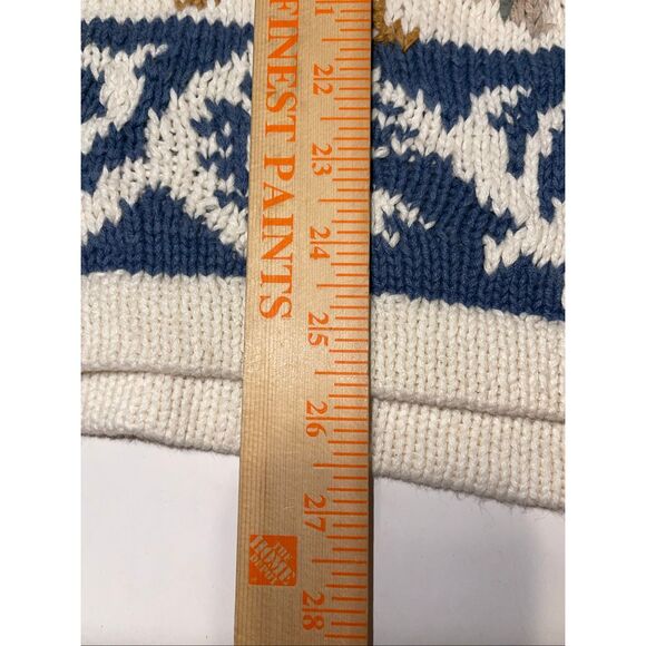 Heirloom Collectibles Sweater Floral 90s Vintage Cotton‎ Ramie Sz Small - Picture 8 of 8
